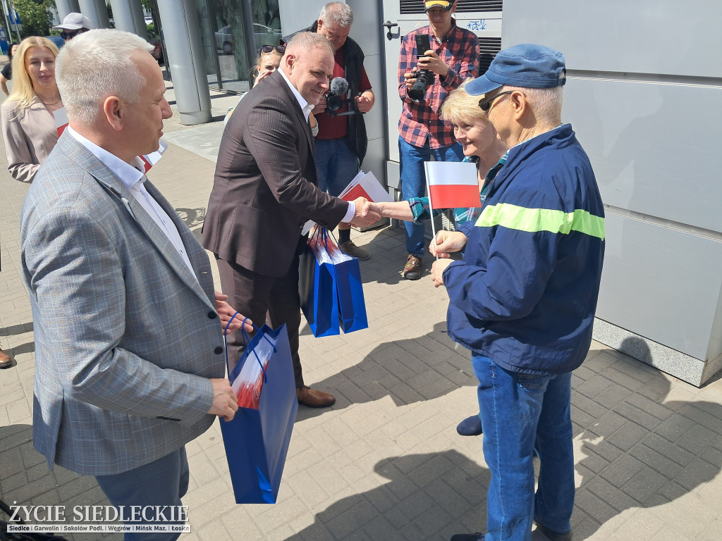 Siedlce w biało-czerwonych barwach