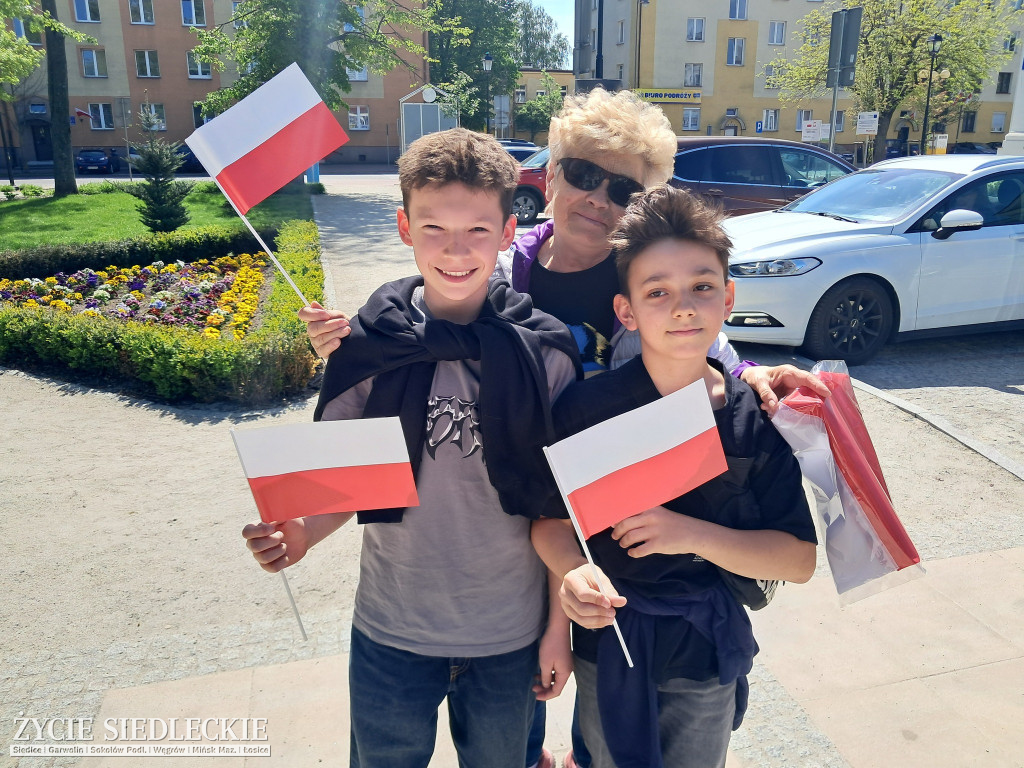 Siedlce w biało-czerwonych barwach