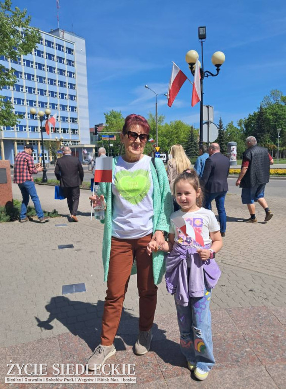 Siedlce w biało-czerwonych barwach