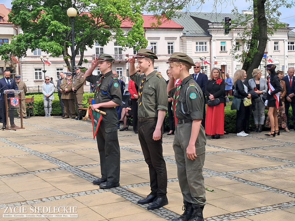 Siedlce w biało-czerwonych barwach