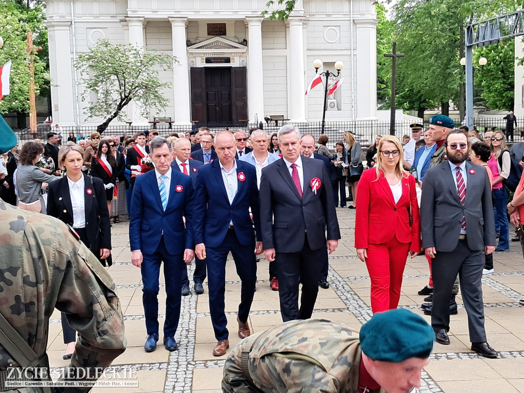 Siedlce w biało-czerwonych barwach