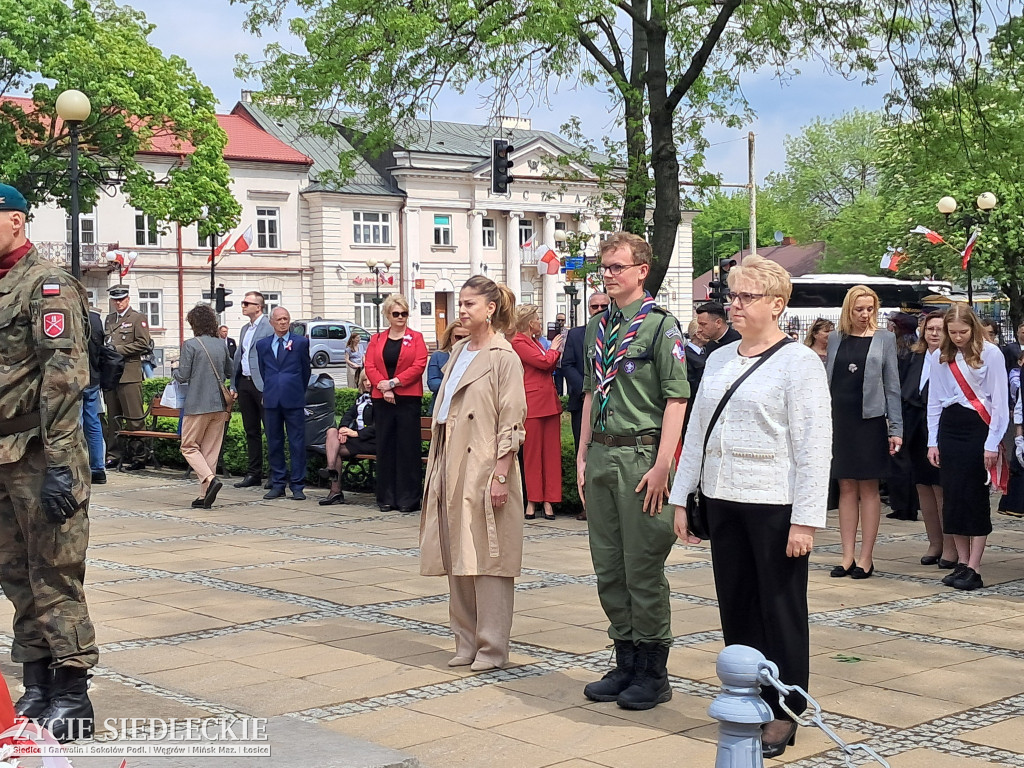 Siedlce w biało-czerwonych barwach