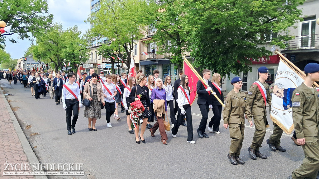 Siedlce w biało-czerwonych barwach