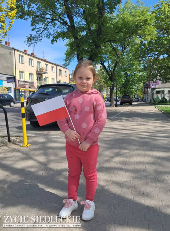 Siedlce w biało-czerwonych barwach