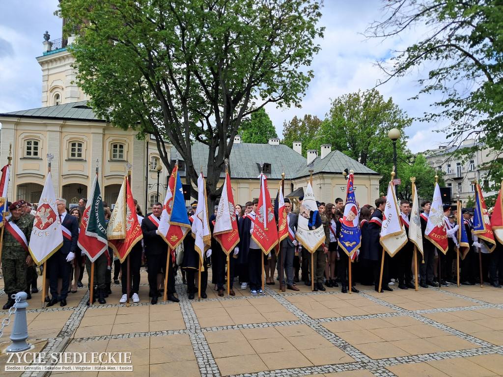 Siedlce w biało-czerwonych barwach