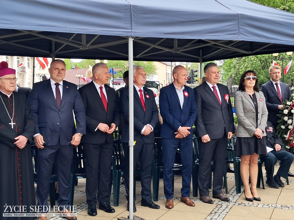 Siedlce w biało-czerwonych barwach