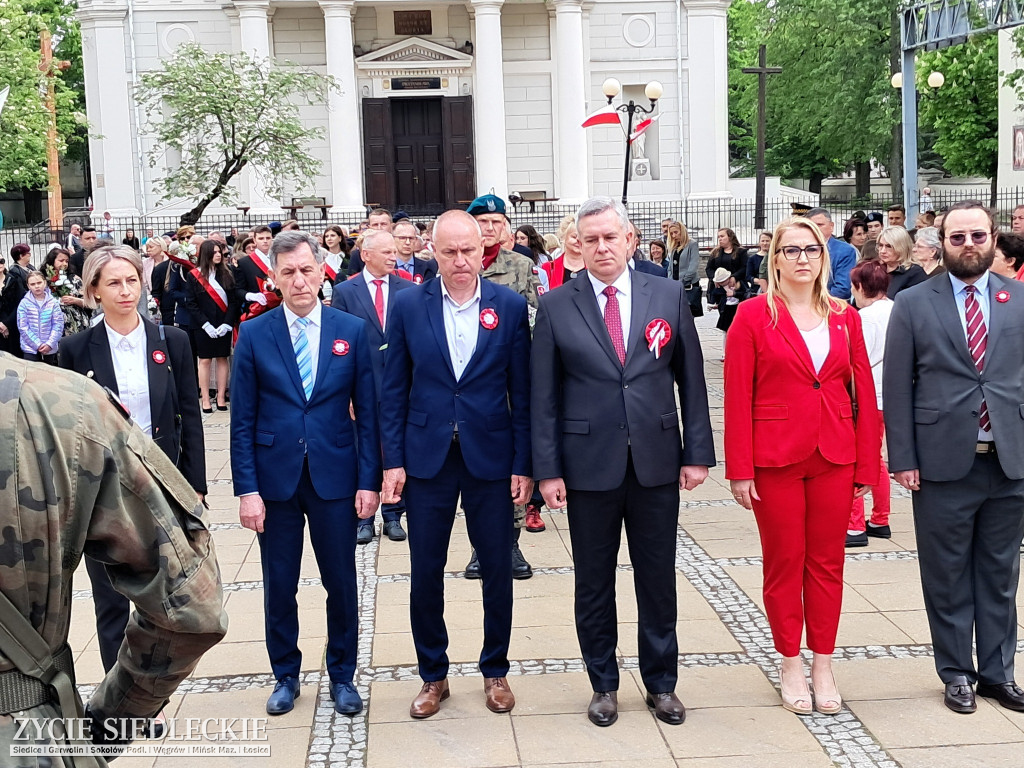Siedlce w biało-czerwonych barwach