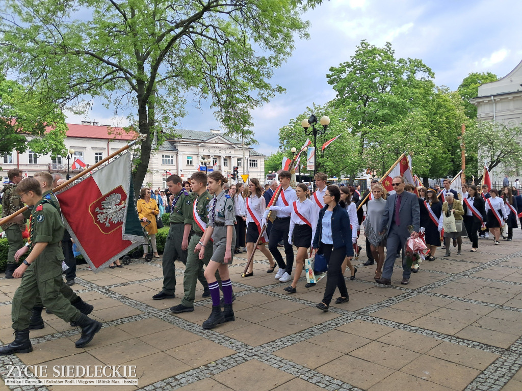 Siedlce w biało-czerwonych barwach