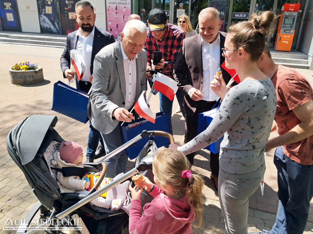Siedlce w biało-czerwonych barwach