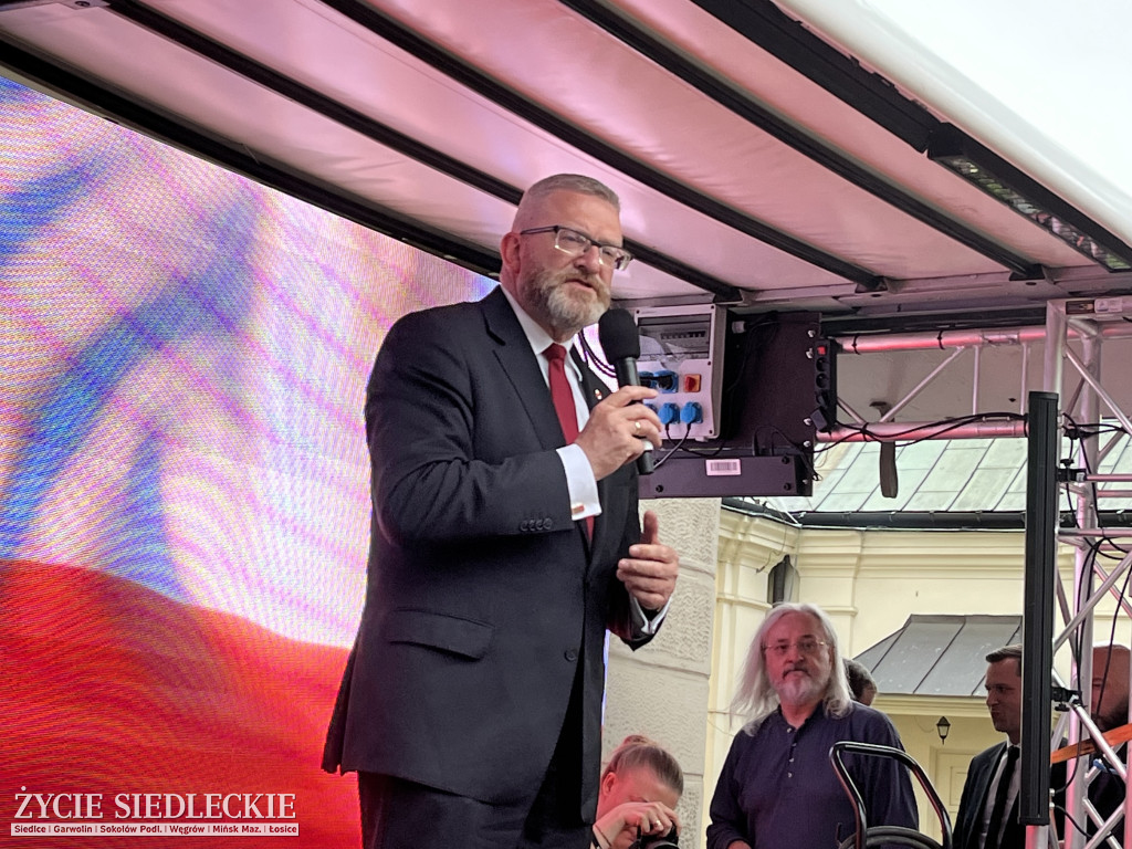 Grzegorz Braun w Siedlcach