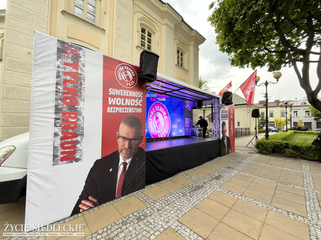 Grzegorz Braun w Siedlcach