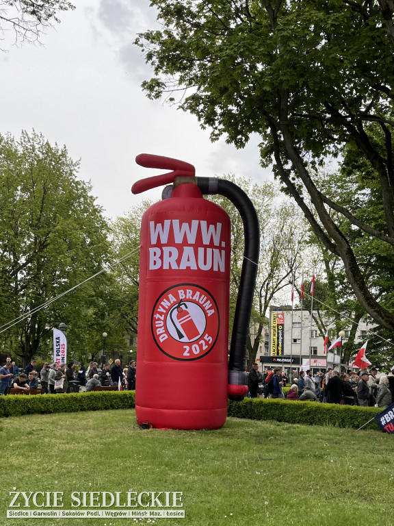 Grzegorz Braun w Siedlcach