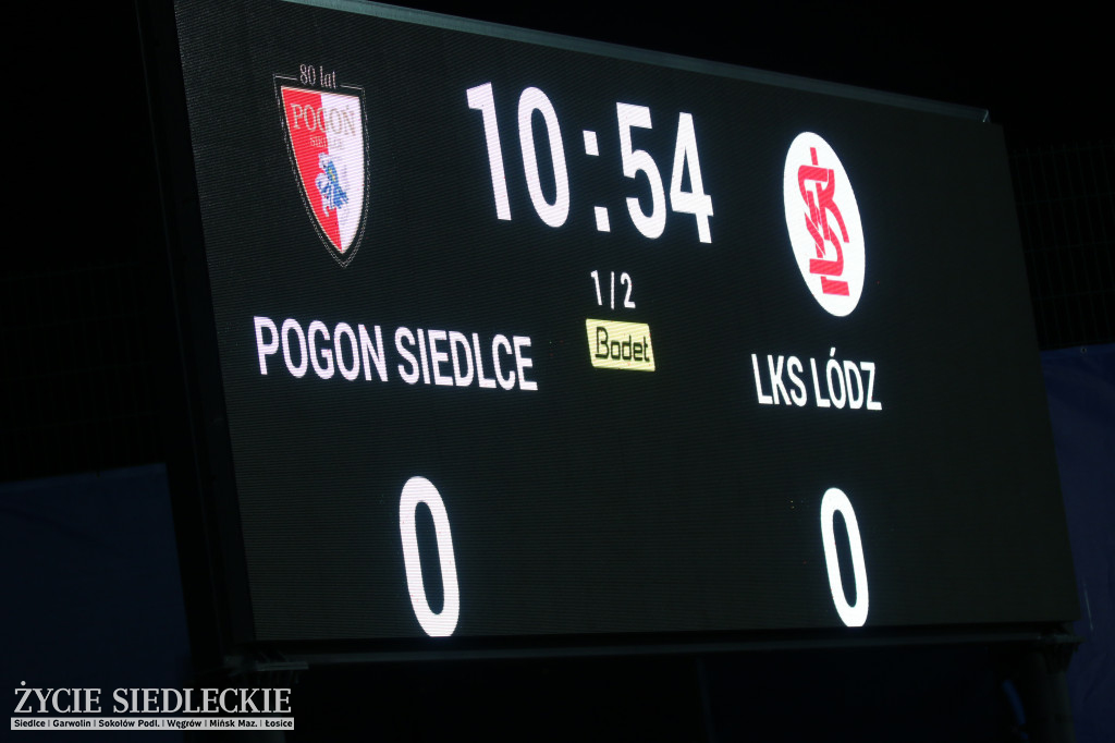 Pogoń Siedlce – ŁKS Łódź