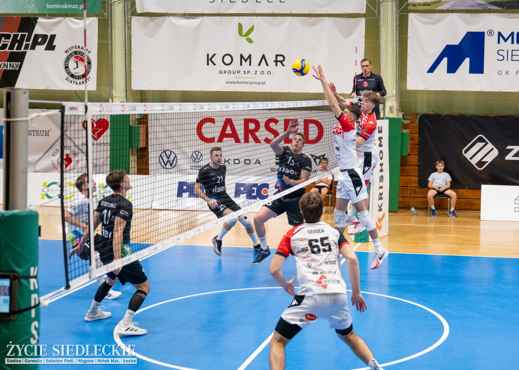 KPS Siedlce po pięciosetowym thrillerze wygrywa z MCKiS Jaworzno