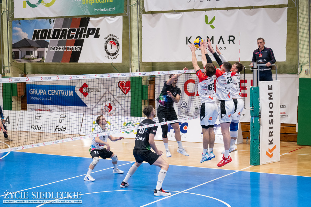 KPS Siedlce po pięciosetowym thrillerze wygrywa z MCKiS Jaworzno