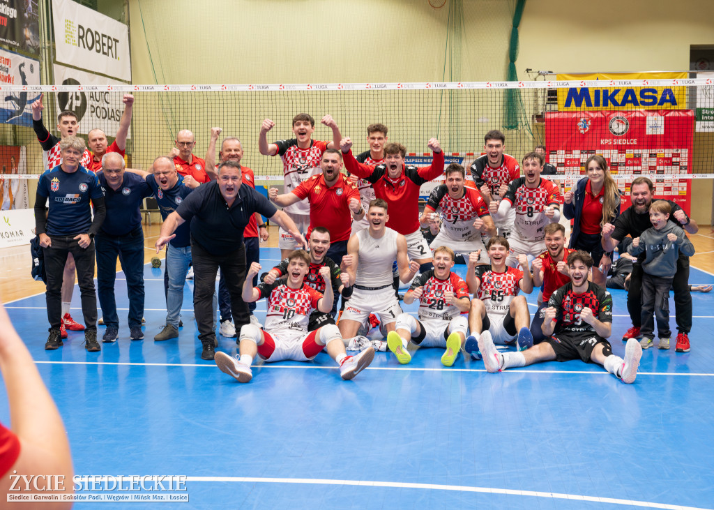 KPS Siedlce po pięciosetowym thrillerze wygrywa z MCKiS Jaworzno