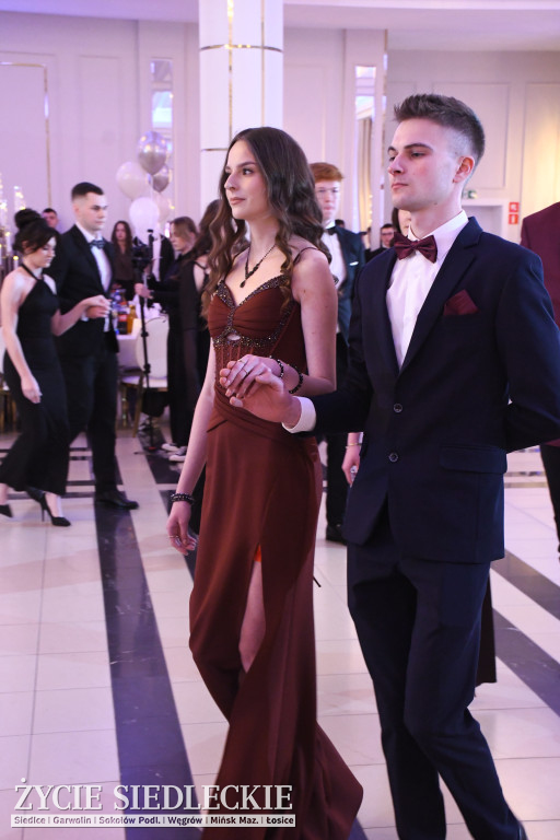 Studniówkowy bal maturzystów siedleckiej „Samochodówki”