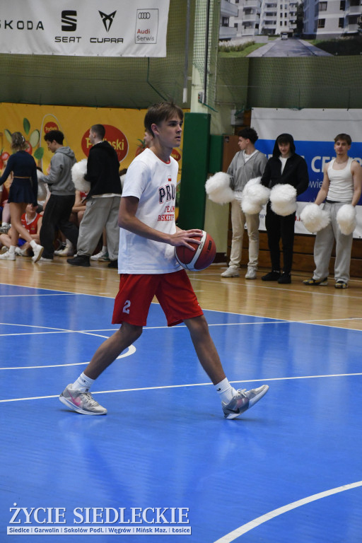 Charytatywny mecz koszykówki Siedlce 2026 – młodzież zagrała dla Dawida