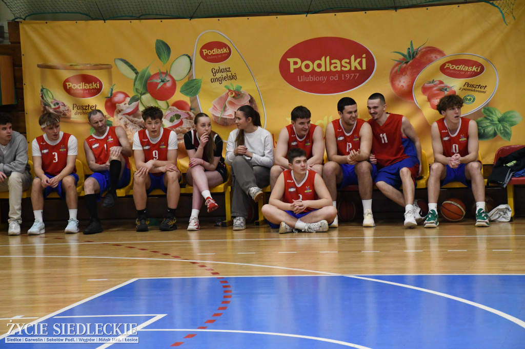 Charytatywny mecz koszykówki Siedlce 2026 – młodzież zagrała dla Dawida