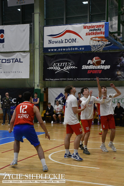 Charytatywny mecz koszykówki Siedlce 2026 – młodzież zagrała dla Dawida