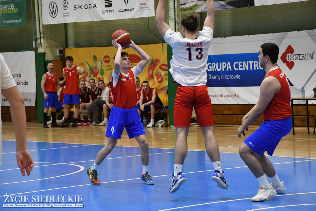 Charytatywny mecz koszykówki Siedlce 2026 – młodzież zagrała dla Dawida