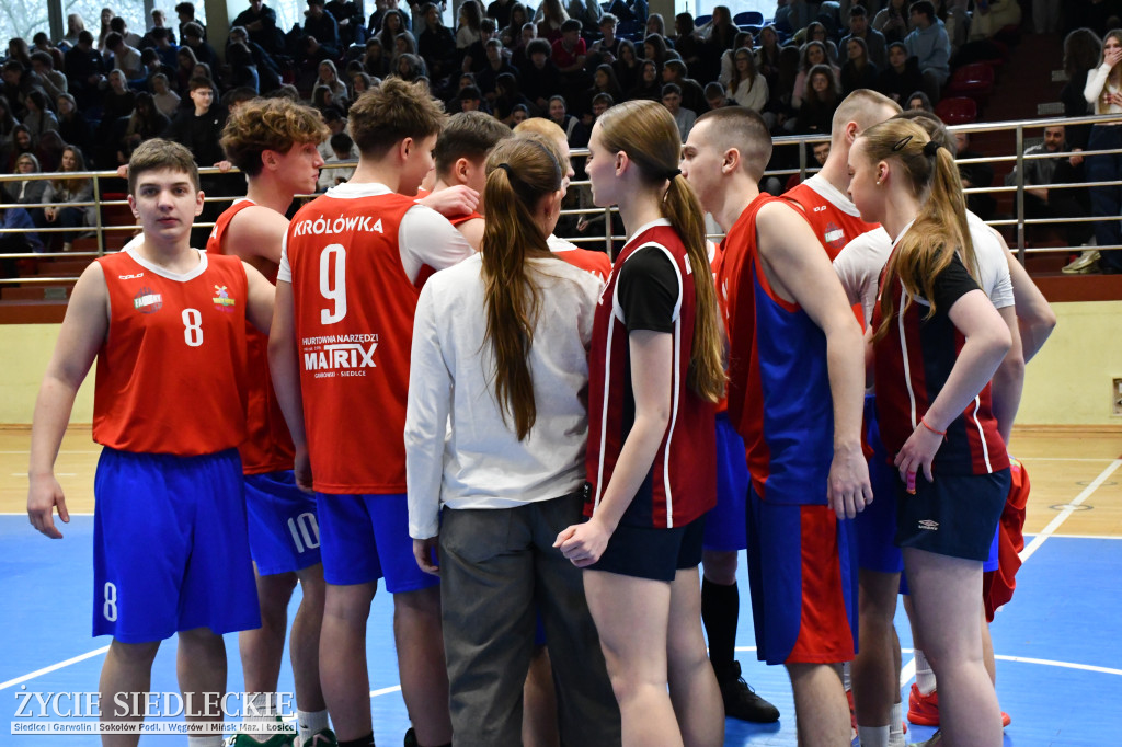 Charytatywny mecz koszykówki Siedlce 2026 – młodzież zagrała dla Dawida
