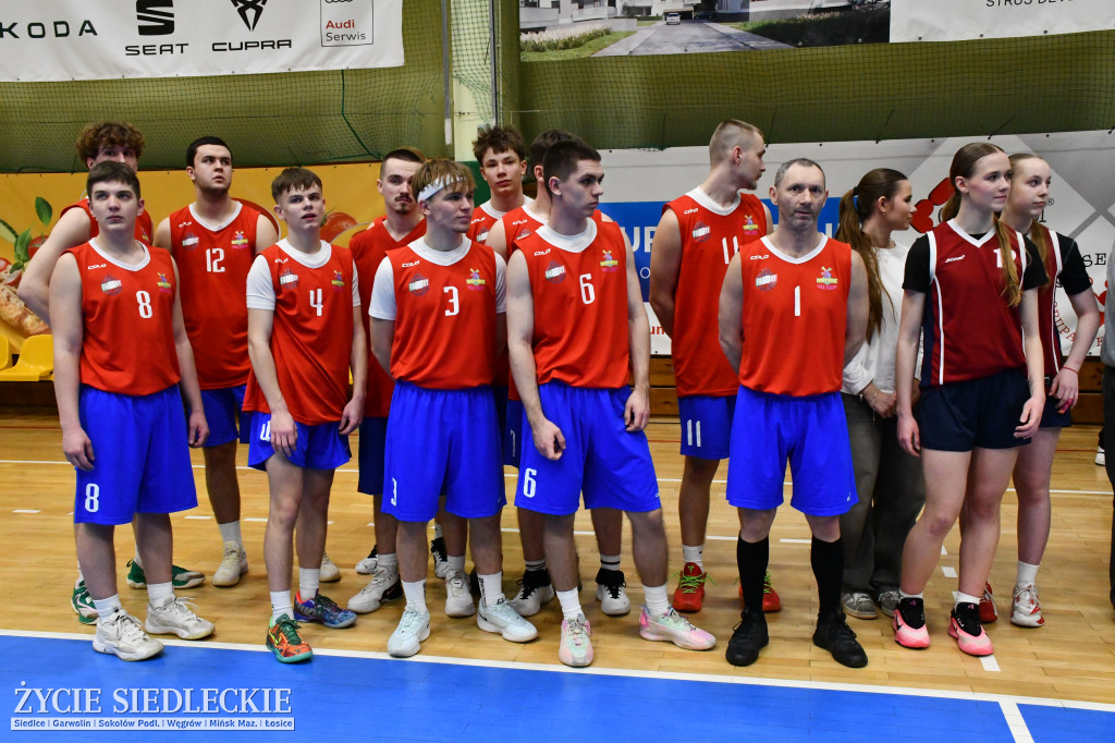 Charytatywny mecz koszykówki Siedlce 2026 – młodzież zagrała dla Dawida