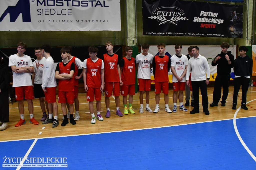 Charytatywny mecz koszykówki Siedlce 2026 – młodzież zagrała dla Dawida