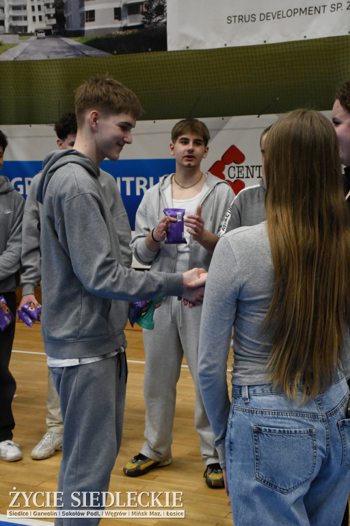 Charytatywny mecz koszykówki Siedlce 2026 – młodzież zagrała dla Dawida