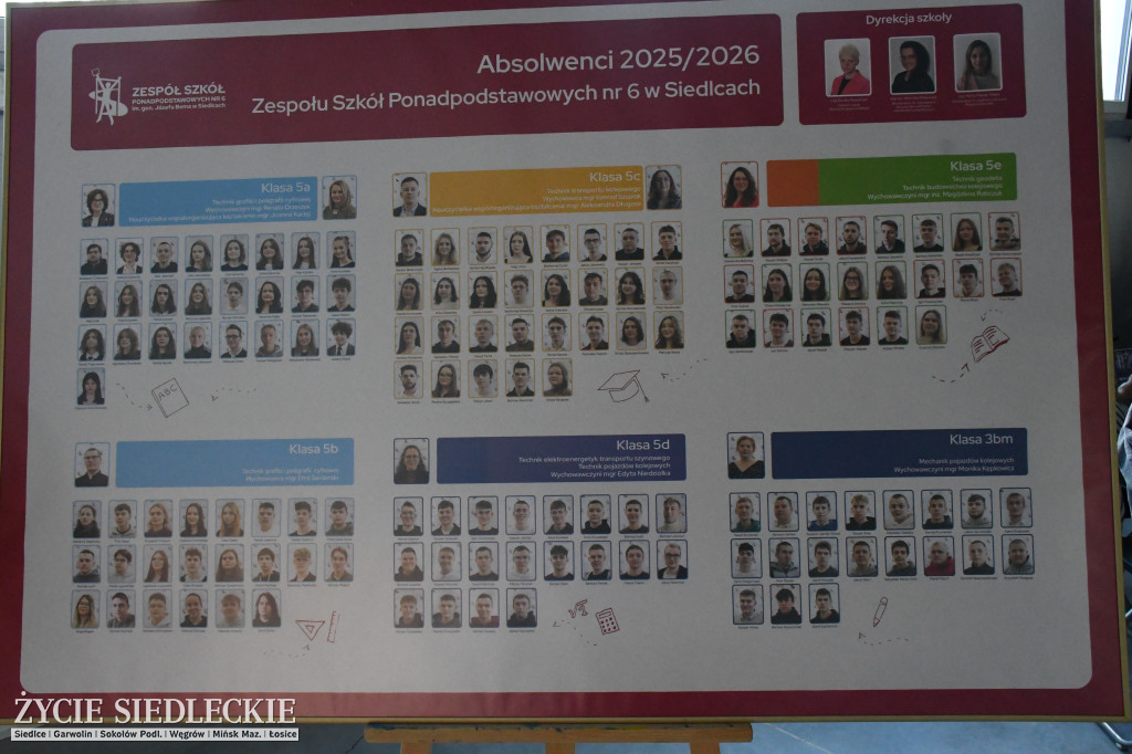 Uroczyste zakończenie roku w ZSP nr 6 w Siedlcach