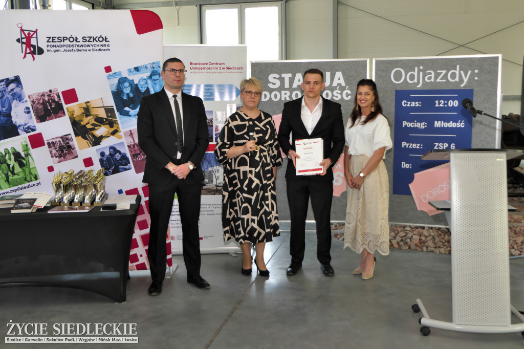 Uroczyste zakończenie roku w ZSP nr 6 w Siedlcach