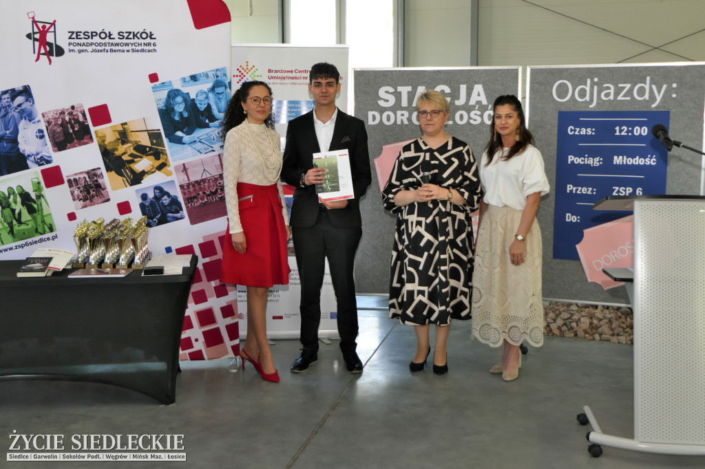 Uroczyste zakończenie roku w ZSP nr 6 w Siedlcach