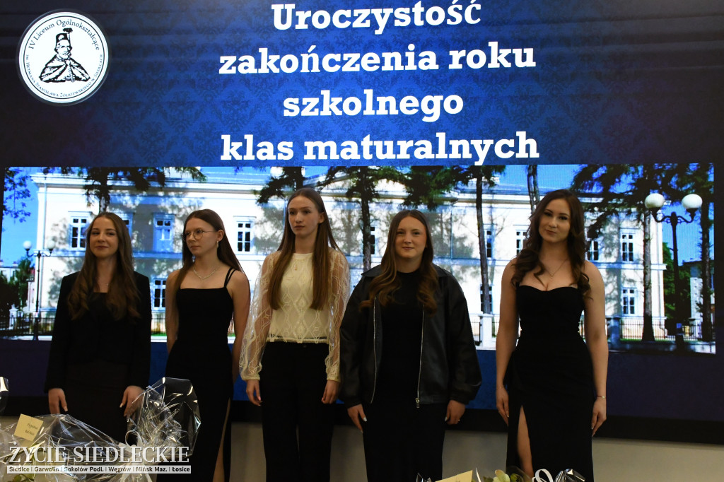IV LO żegna maturzystów. Uroczysta gala w Siedlcach