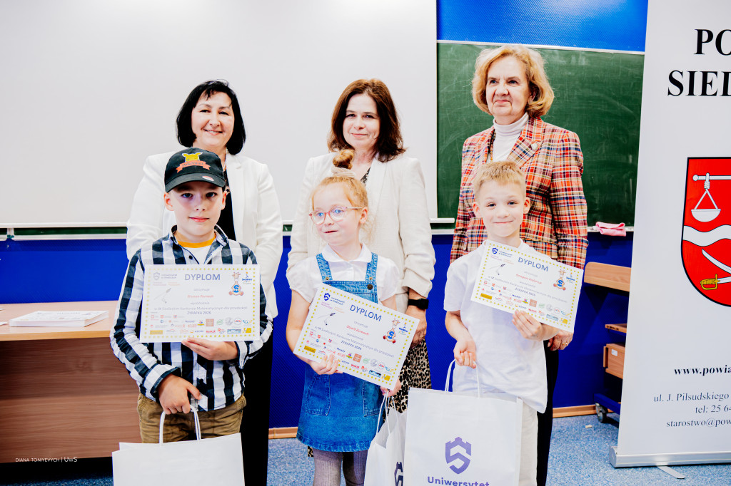 IX Konkurs Matematyczny „Żyrafka” w Uniwersytecie w Siedlcach