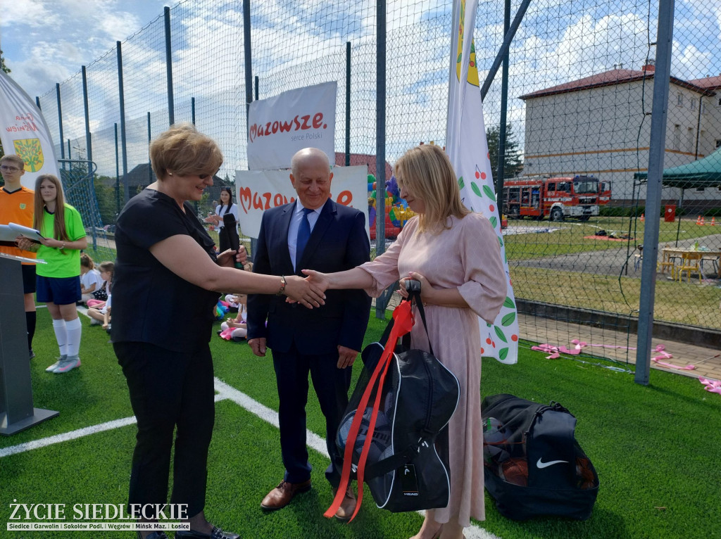 Otwarcie Orlika po remoncie w Wiśniewie