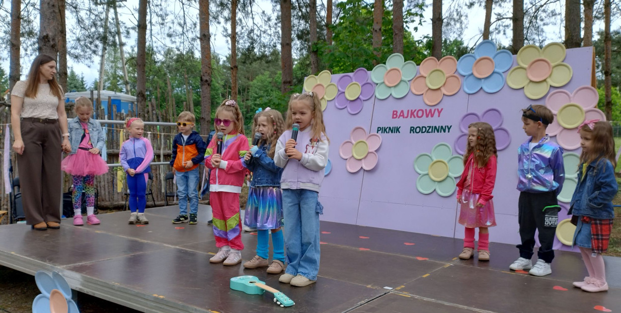 Piknik rodzinny w przedszkolu w Pruszynie-Pieńkach