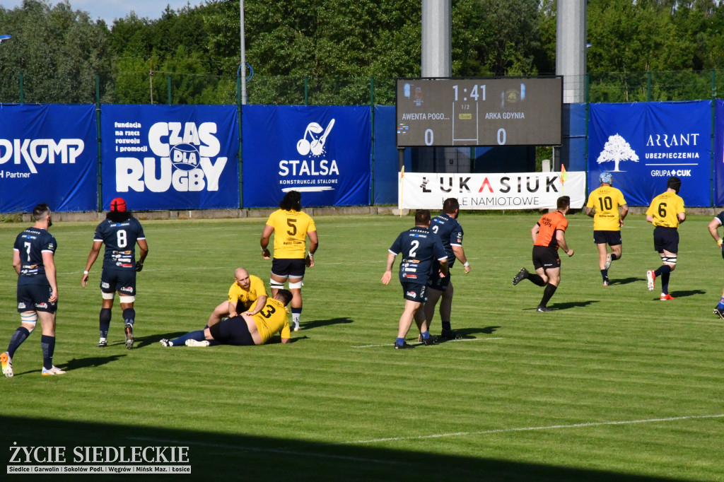 Awenta MKS Pogoń Siedlce w finale Ekstraligi Rugby. Pewne zwycięstwo nad Arką Gdynia