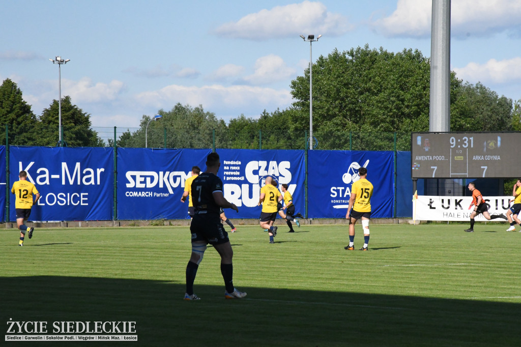 Awenta MKS Pogoń Siedlce w finale Ekstraligi Rugby. Pewne zwycięstwo nad Arką Gdynia