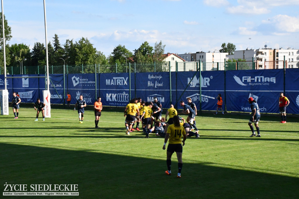 Awenta MKS Pogoń Siedlce w finale Ekstraligi Rugby. Pewne zwycięstwo nad Arką Gdynia