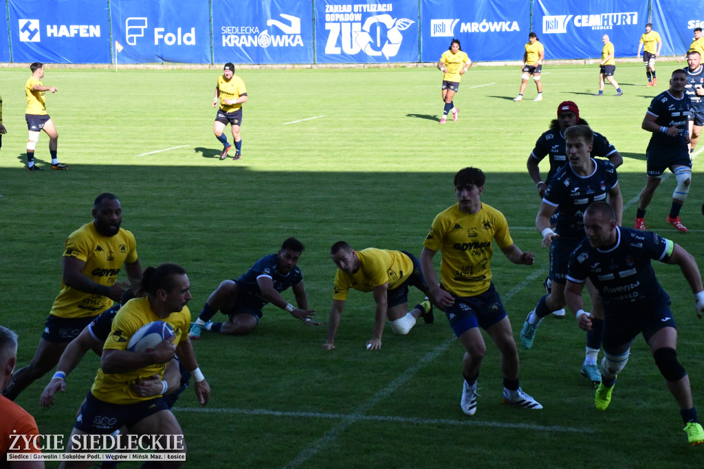 Awenta MKS Pogoń Siedlce w finale Ekstraligi Rugby. Pewne zwycięstwo nad Arką Gdynia