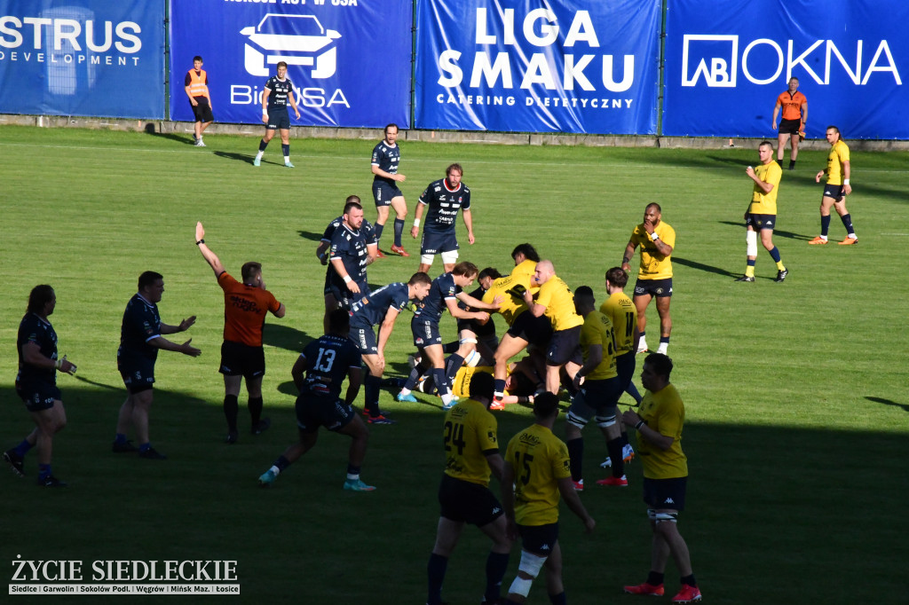 Awenta MKS Pogoń Siedlce w finale Ekstraligi Rugby. Pewne zwycięstwo nad Arką Gdynia
