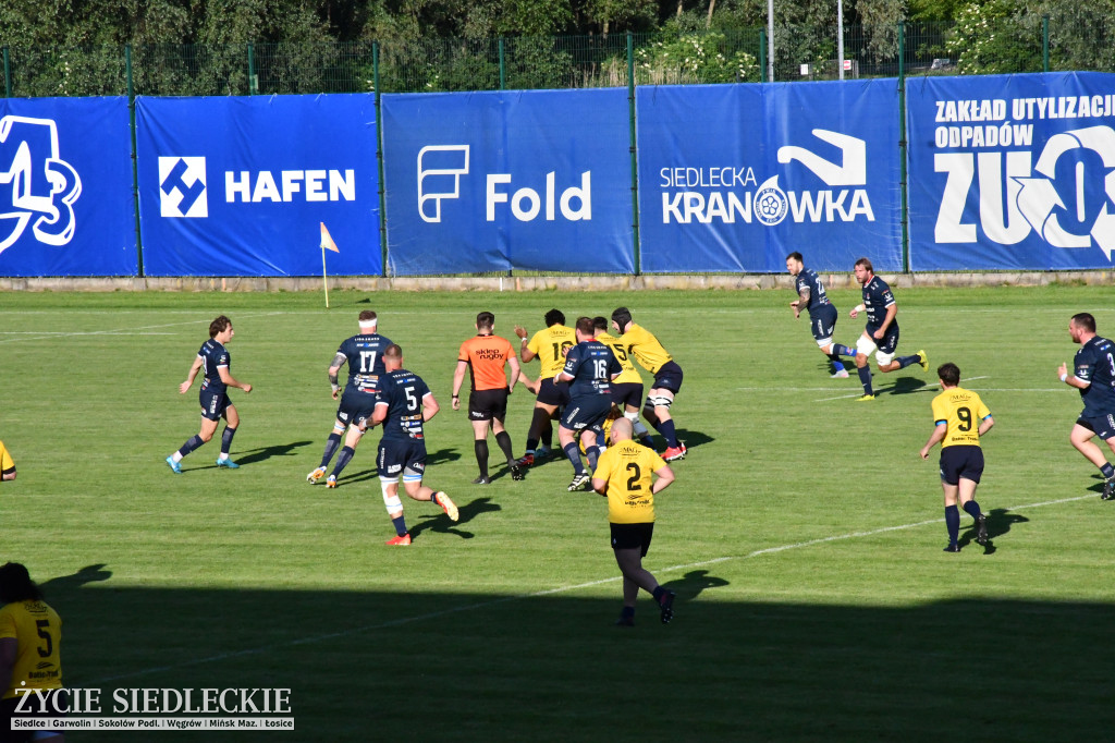 Awenta MKS Pogoń Siedlce w finale Ekstraligi Rugby. Pewne zwycięstwo nad Arką Gdynia