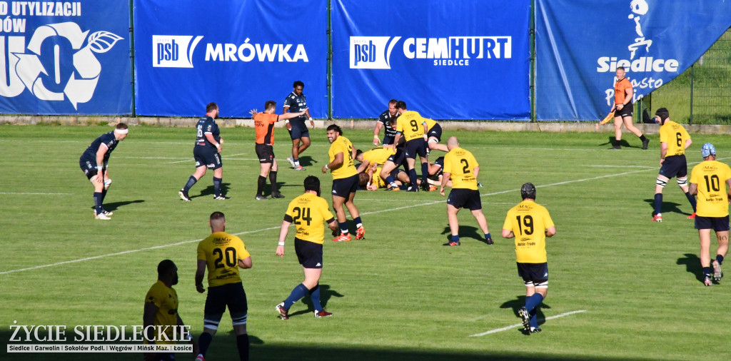 Awenta MKS Pogoń Siedlce w finale Ekstraligi Rugby. Pewne zwycięstwo nad Arką Gdynia