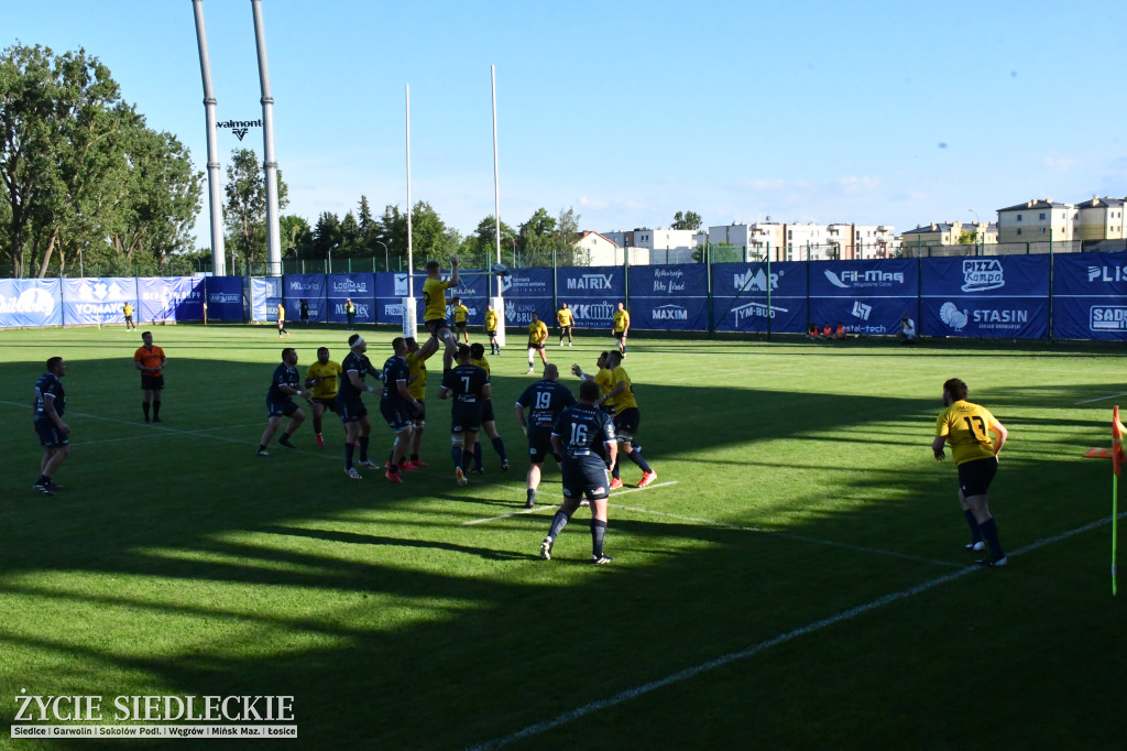 Awenta MKS Pogoń Siedlce w finale Ekstraligi Rugby. Pewne zwycięstwo nad Arką Gdynia