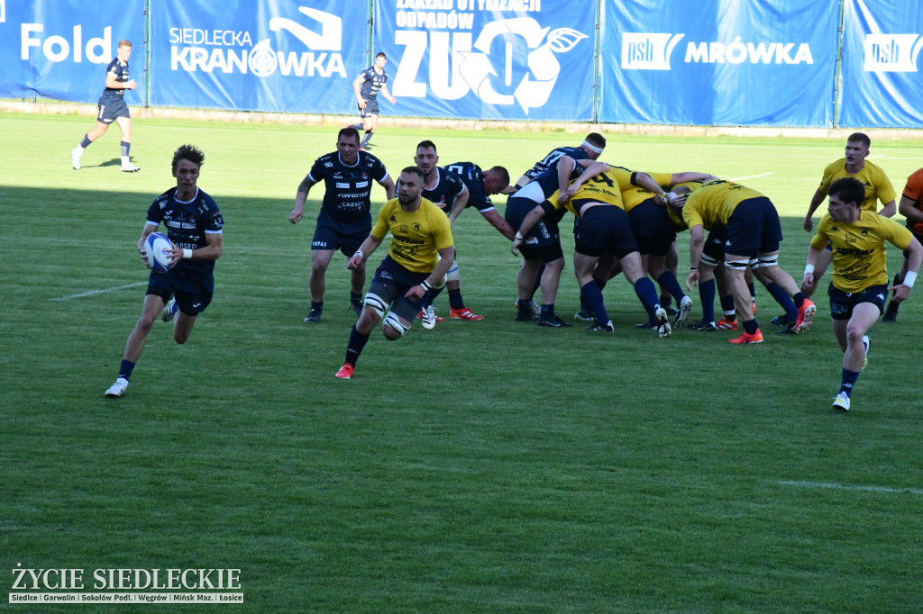 Awenta MKS Pogoń Siedlce w finale Ekstraligi Rugby. Pewne zwycięstwo nad Arką Gdynia