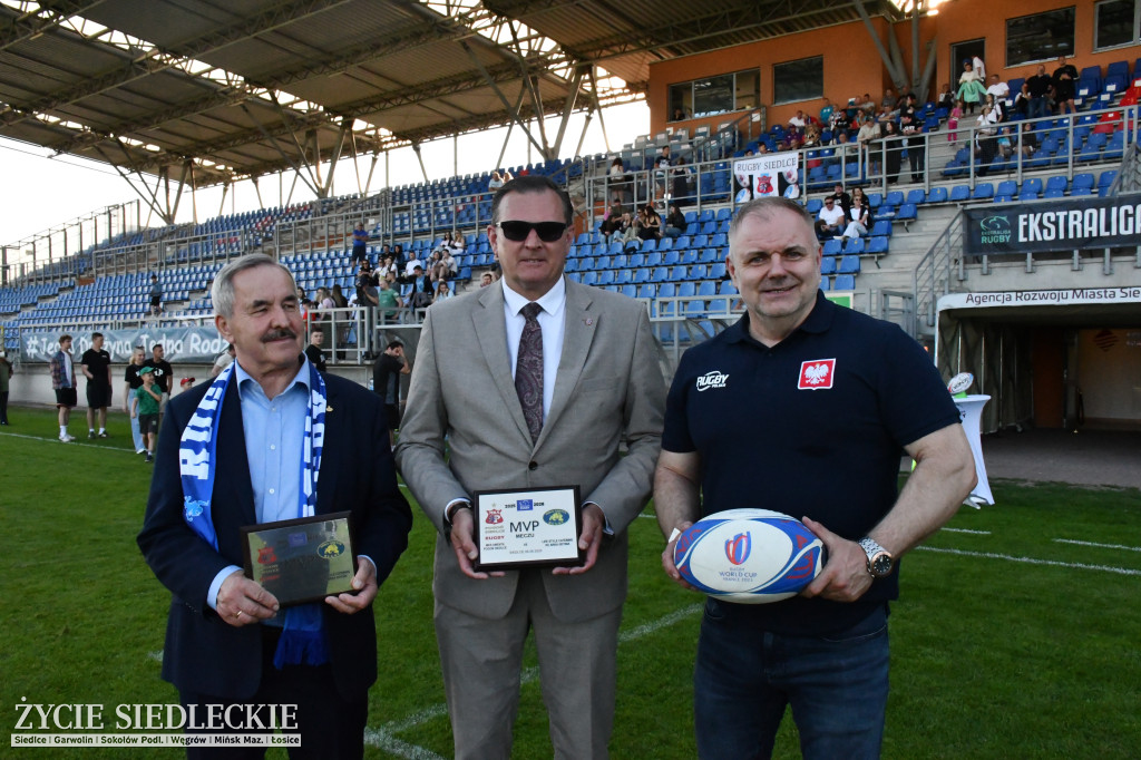 Awenta MKS Pogoń Siedlce w finale Ekstraligi Rugby. Pewne zwycięstwo nad Arką Gdynia