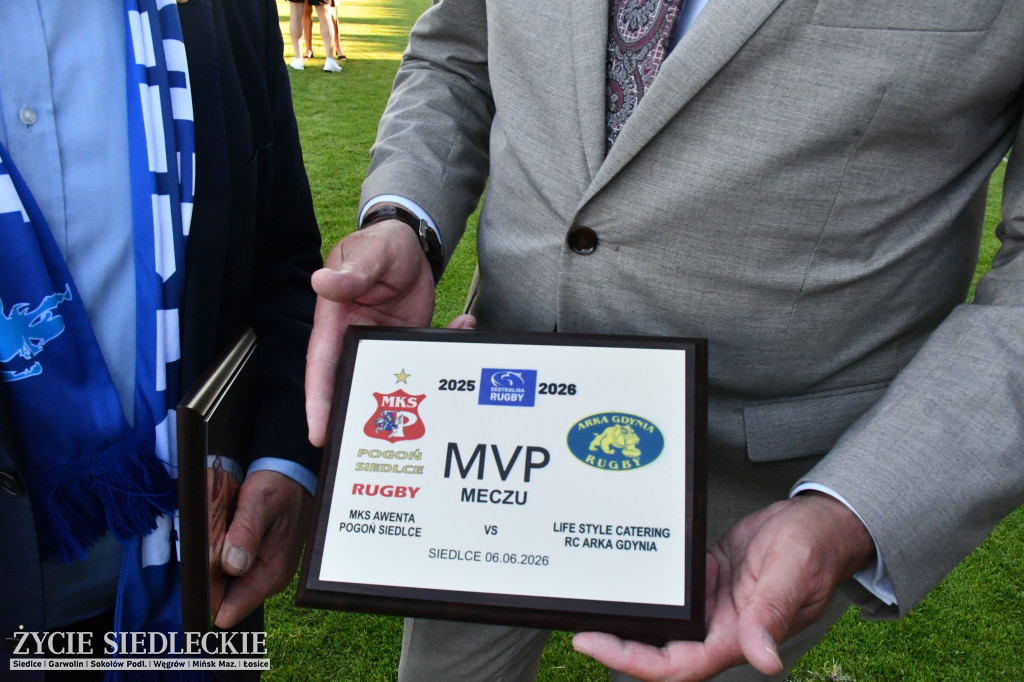 Awenta MKS Pogoń Siedlce w finale Ekstraligi Rugby. Pewne zwycięstwo nad Arką Gdynia