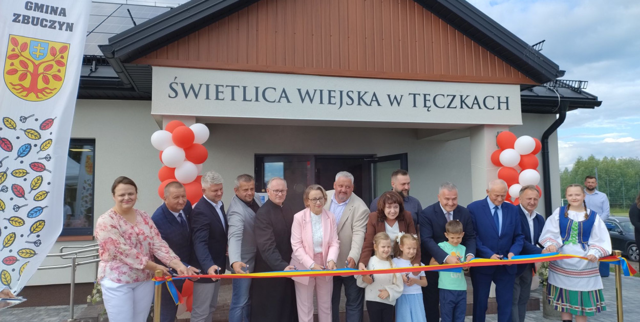 Otwarcie świetlicy w Tęczkach