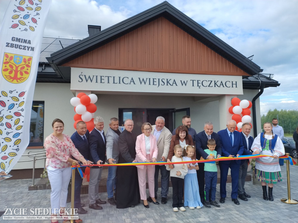 Otwarcie świetlicy w Tęczkach