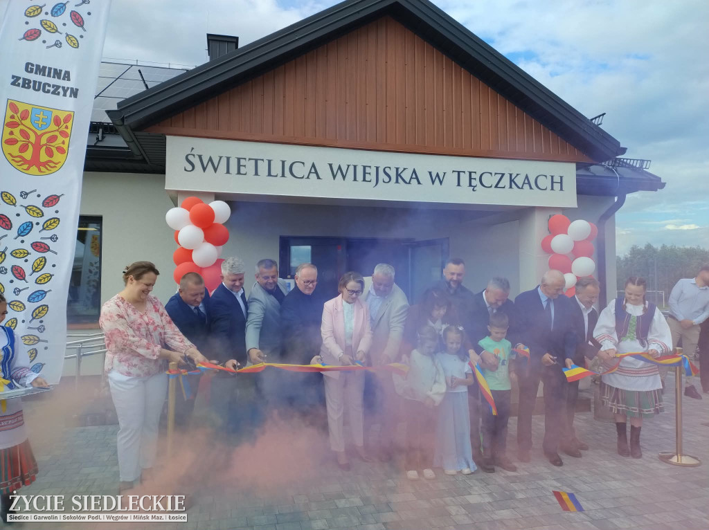 Otwarcie świetlicy w Tęczkach